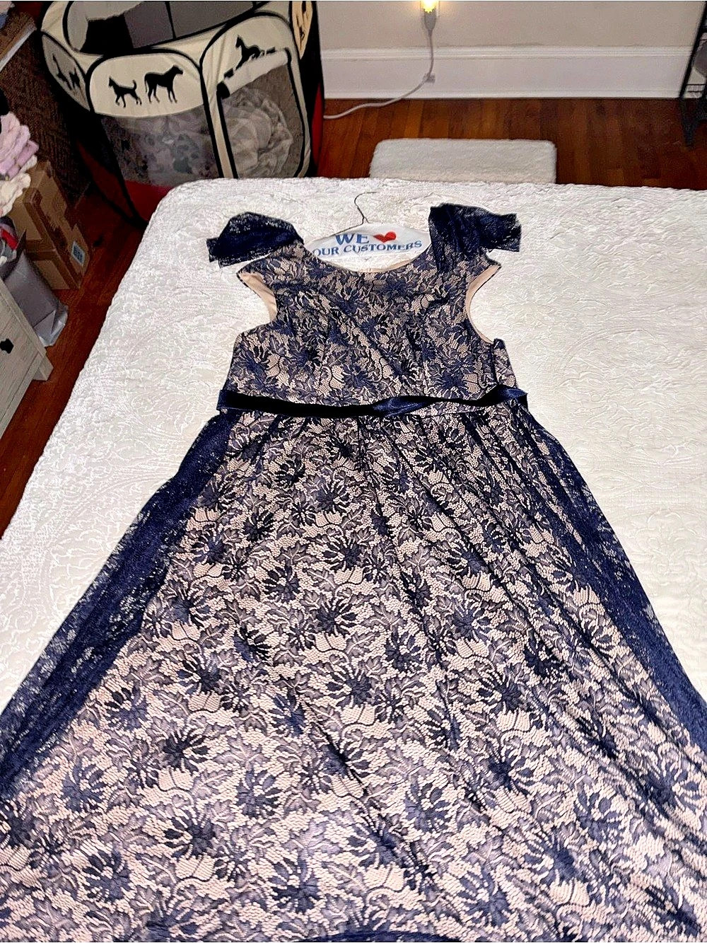 Shein Curve Floral Maxi Dress Pink & Black Size 3XL